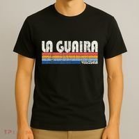 Retro Vintage 70s 80s Style La Guaira Venezuela T-Shirt thumb 3