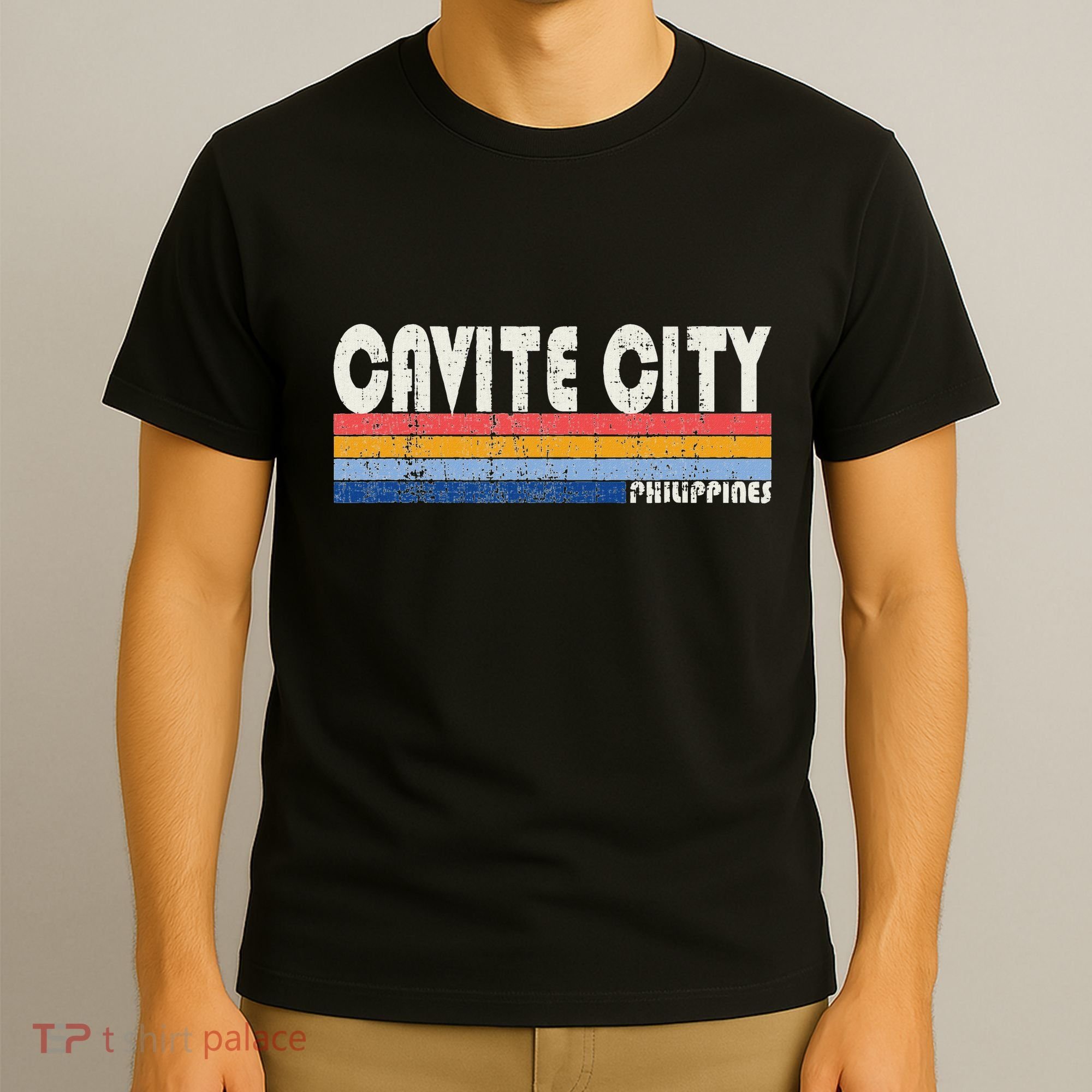 Retro Vintage 70s 80s Style Cavite City Philippines T-Shirt