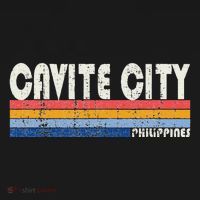 Retro Vintage 70s 80s Style Cavite City Philippines T-Shirt thumb 7