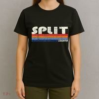 Retro Vintage 70s 80s Style Split Croatia T-Shirt thumb 4