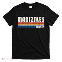 Retro Vintage 70s 80s Style Manizales Colombia T-Shirt thumb 0