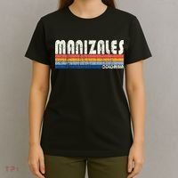 Retro Vintage 70s 80s Style Manizales Colombia T-Shirt thumb 4
