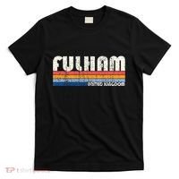 Retro Vintage 70s 80s Style Fulham United Kingdom T-Shirt thumb 0