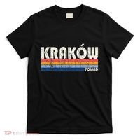 Retro Vintage 70s 80s Style KrakóW Poland T-Shirt thumb 0
