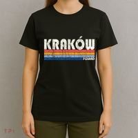 Retro Vintage 70s 80s Style KrakóW Poland T-Shirt thumb 4