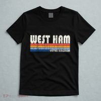 Retro Vintage 70s 80s Style West Ham United Kingdom T-Shirt thumb 5