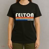 Retro Vintage 70s 80s Style Felton Ca T-Shirt thumb 4