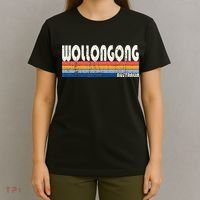 Retro Vintage 70s 80s Style Wollongong Australia T-Shirt thumb 4