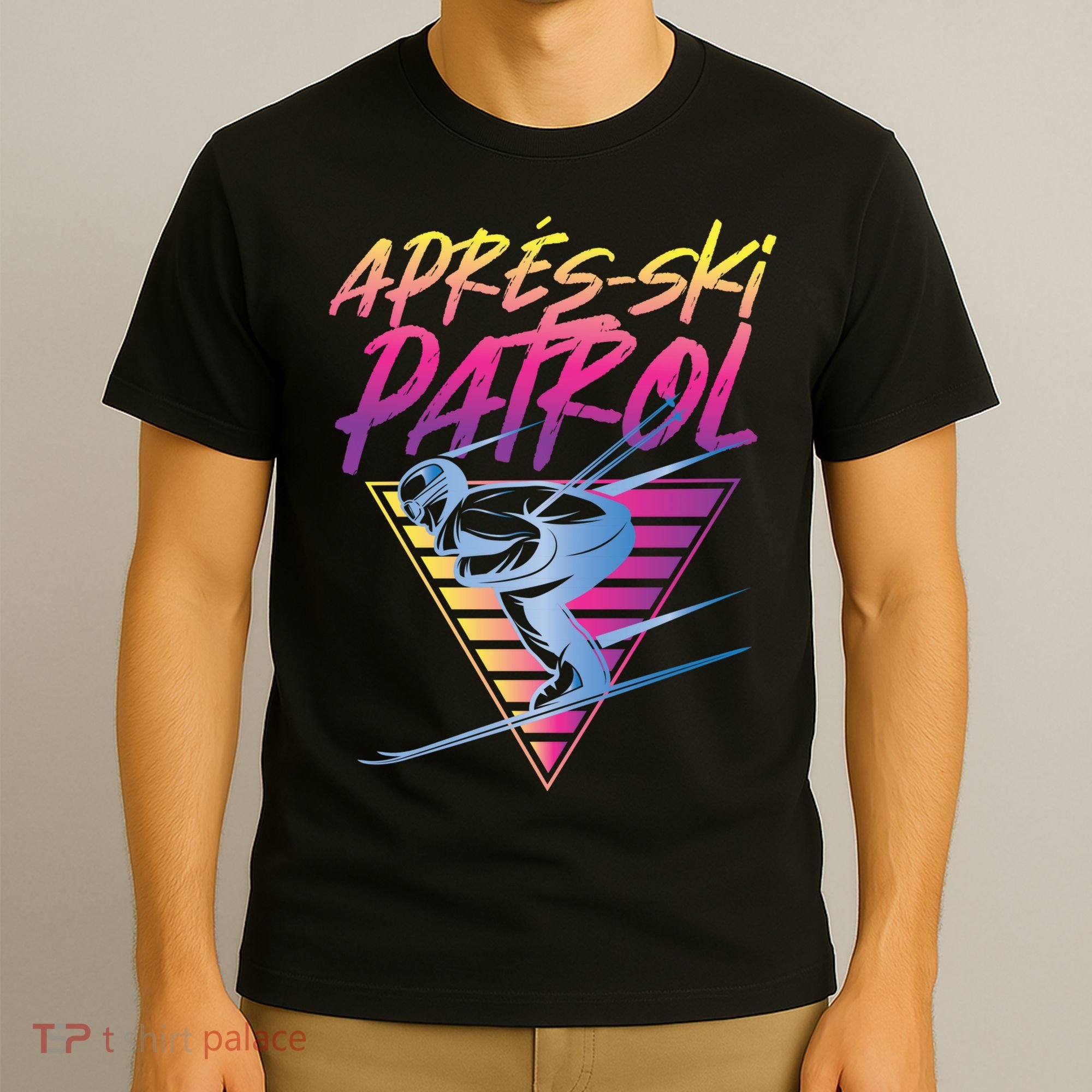 Retro Vintage 80s Apres Ski Patrol T-Shirt