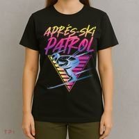 Retro Vintage 80s Apres Ski Patrol T-Shirt thumb 4