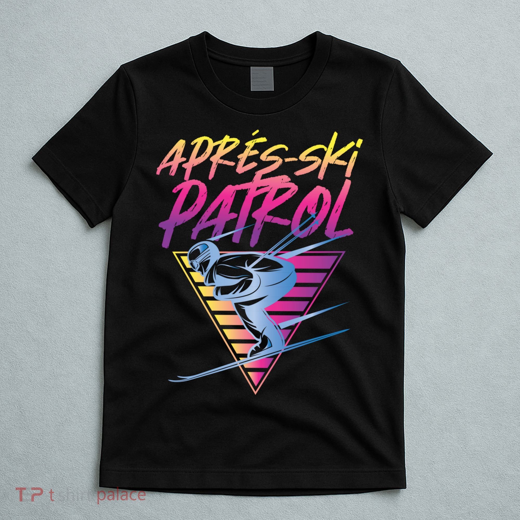 Retro Vintage 80s Apres Ski Patrol T-Shirt