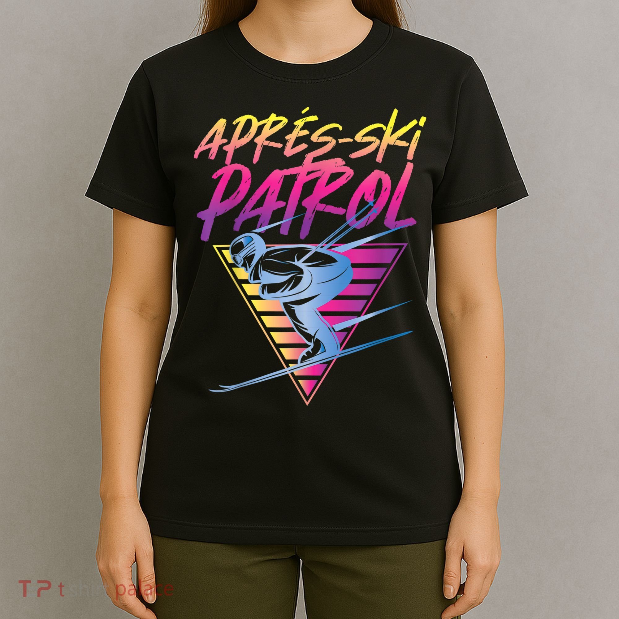 Retro Vintage 80s Apres Ski Patrol T-Shirt