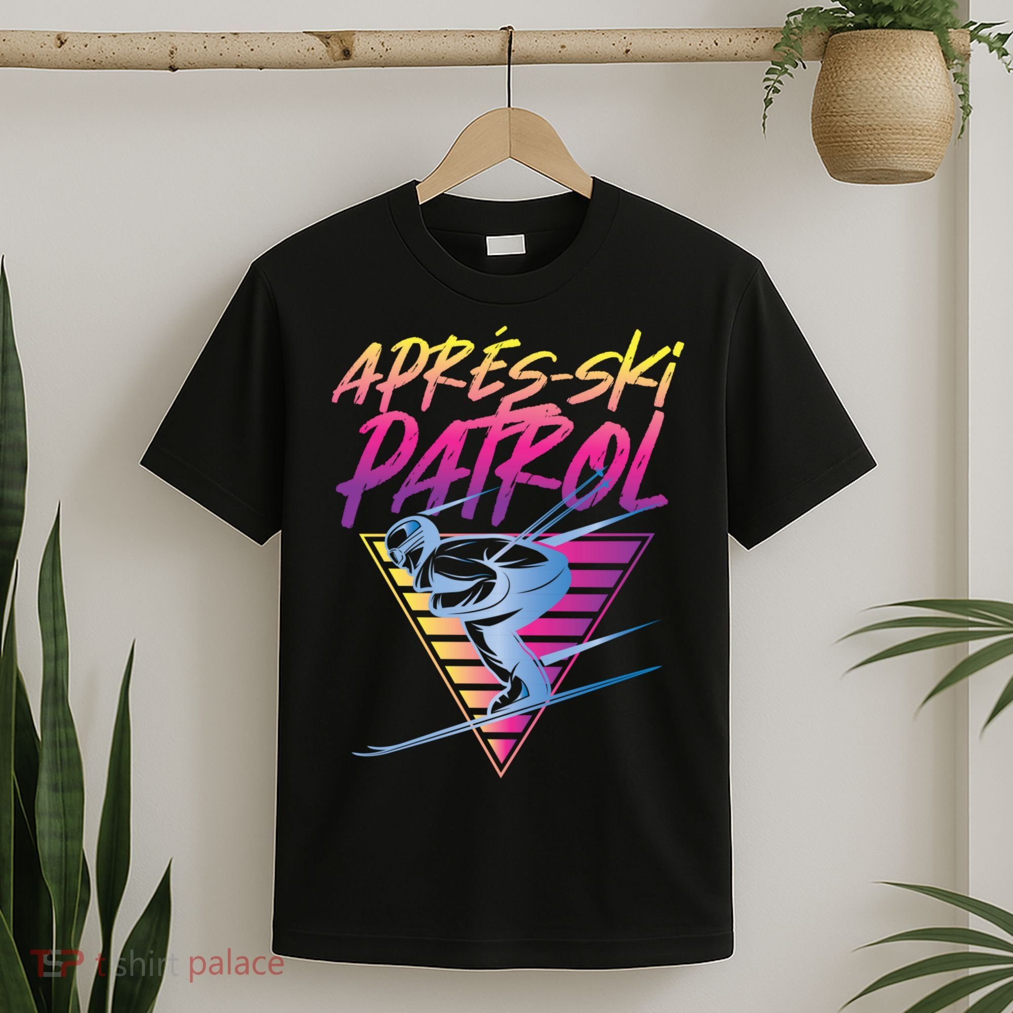 Retro Vintage 80s Apres Ski Patrol T-Shirt