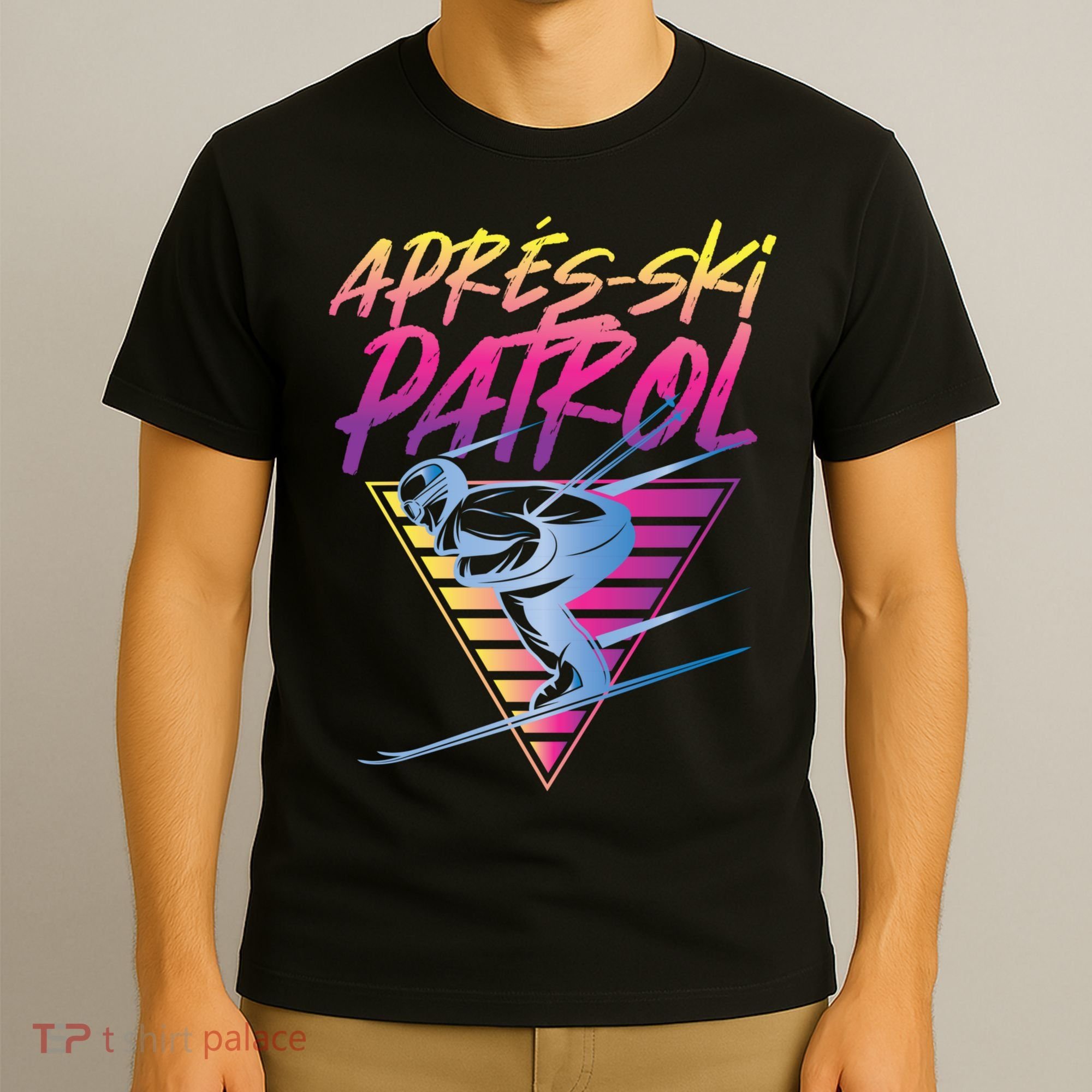 Retro Vintage 80s Apres Ski Patrol T-Shirt