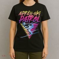 Retro Vintage 80s Apres Ski Patrol T-Shirt thumb 4
