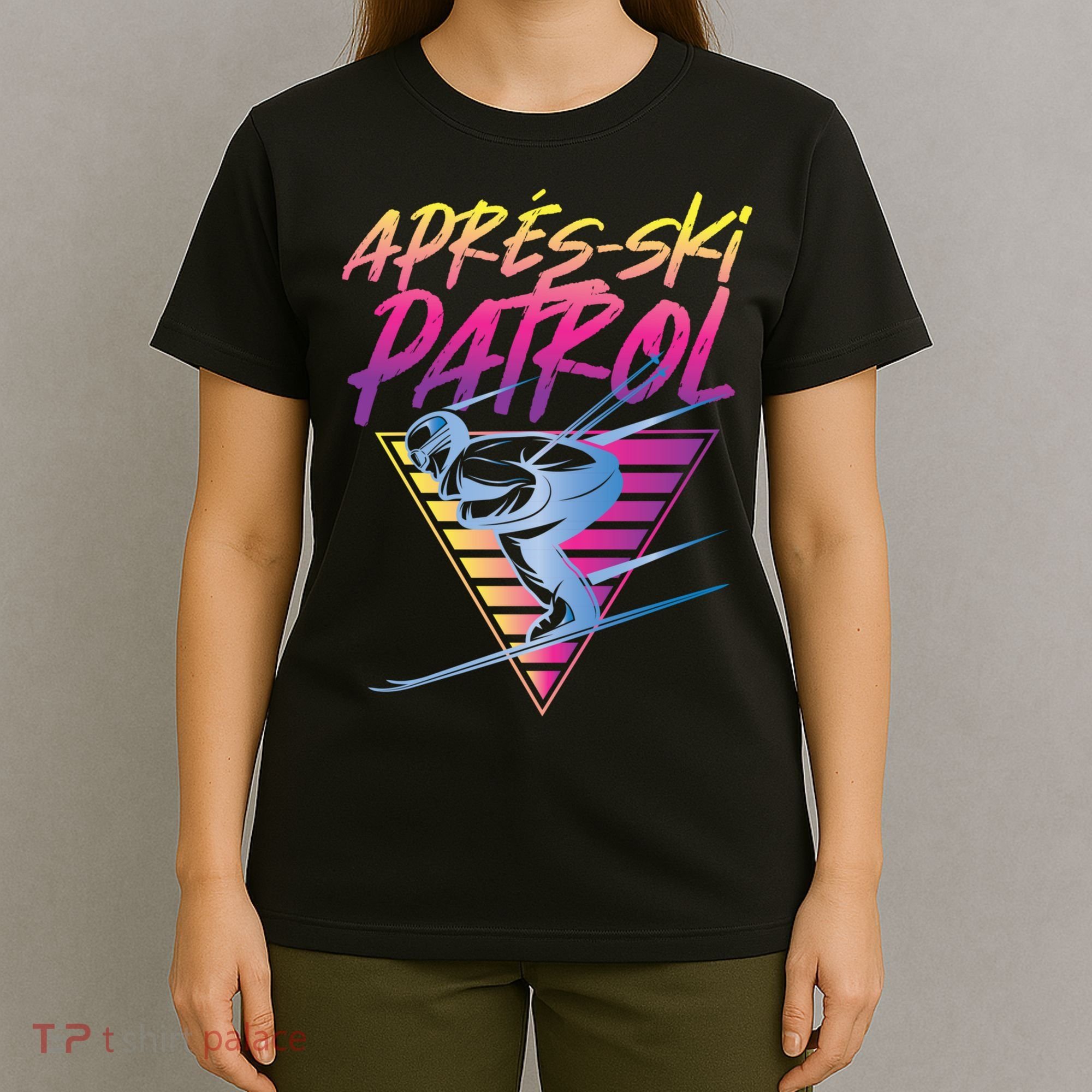 Retro Vintage 80s Apres Ski Patrol T-Shirt