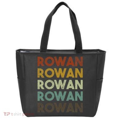 Rowan Vintage 80s Retro Style Tote Bag