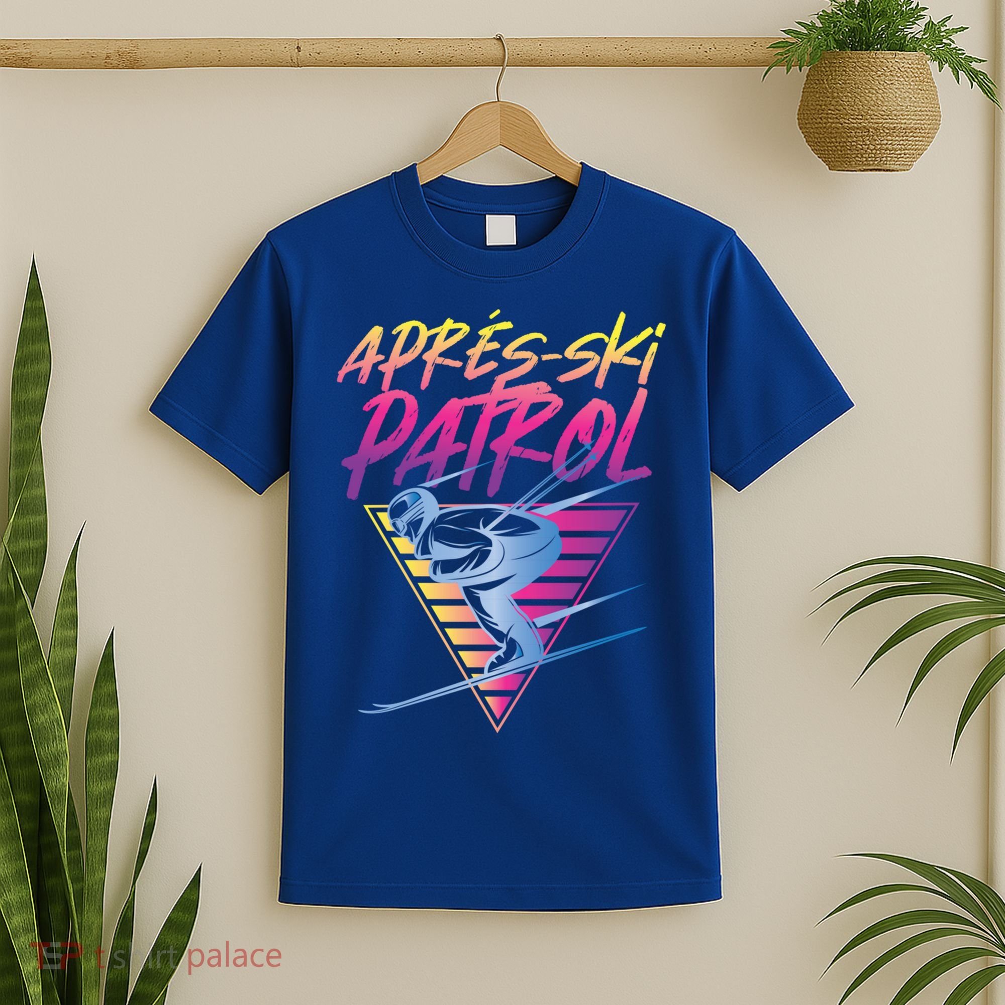 Retro Vintage 80s Apres Ski Patrol Funny Gift T-Shirt