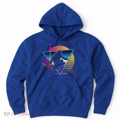 Retro Vintage 80s Ski Great Gift Hoodie