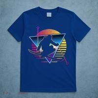 Retro Vintage 80s Ski Great Gift T-Shirt thumb 5