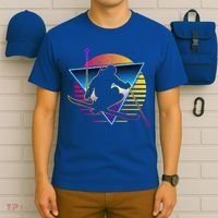 Retro Vintage 80s Ski Great Gift T-Shirt thumb 6