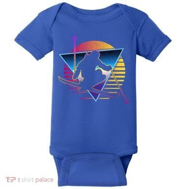 Retro Vintage 80s Ski Great Gift Baby Bodysuit