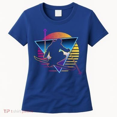 Retro Vintage 80s Ski Great Gift Women's T-Shirt