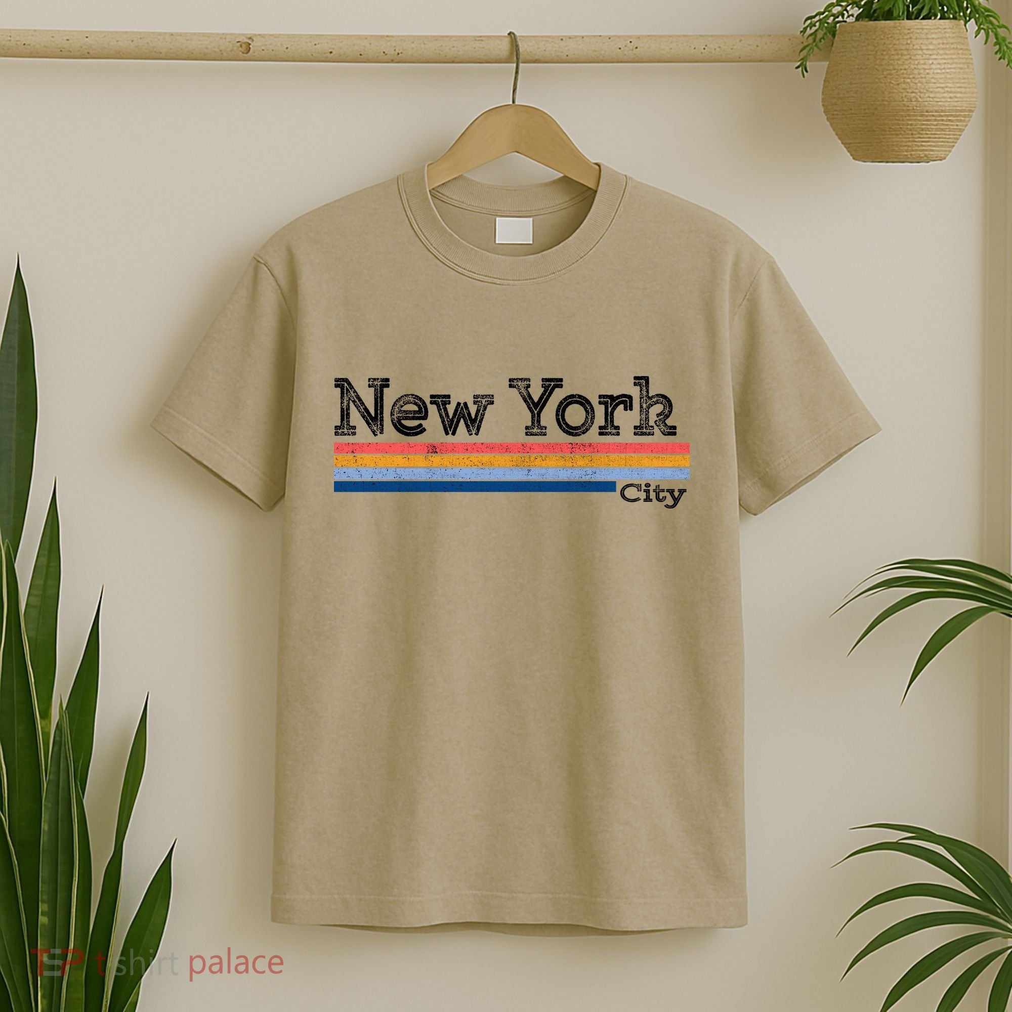 Retro Vintage 80s Style New York City Logo T-Shirt