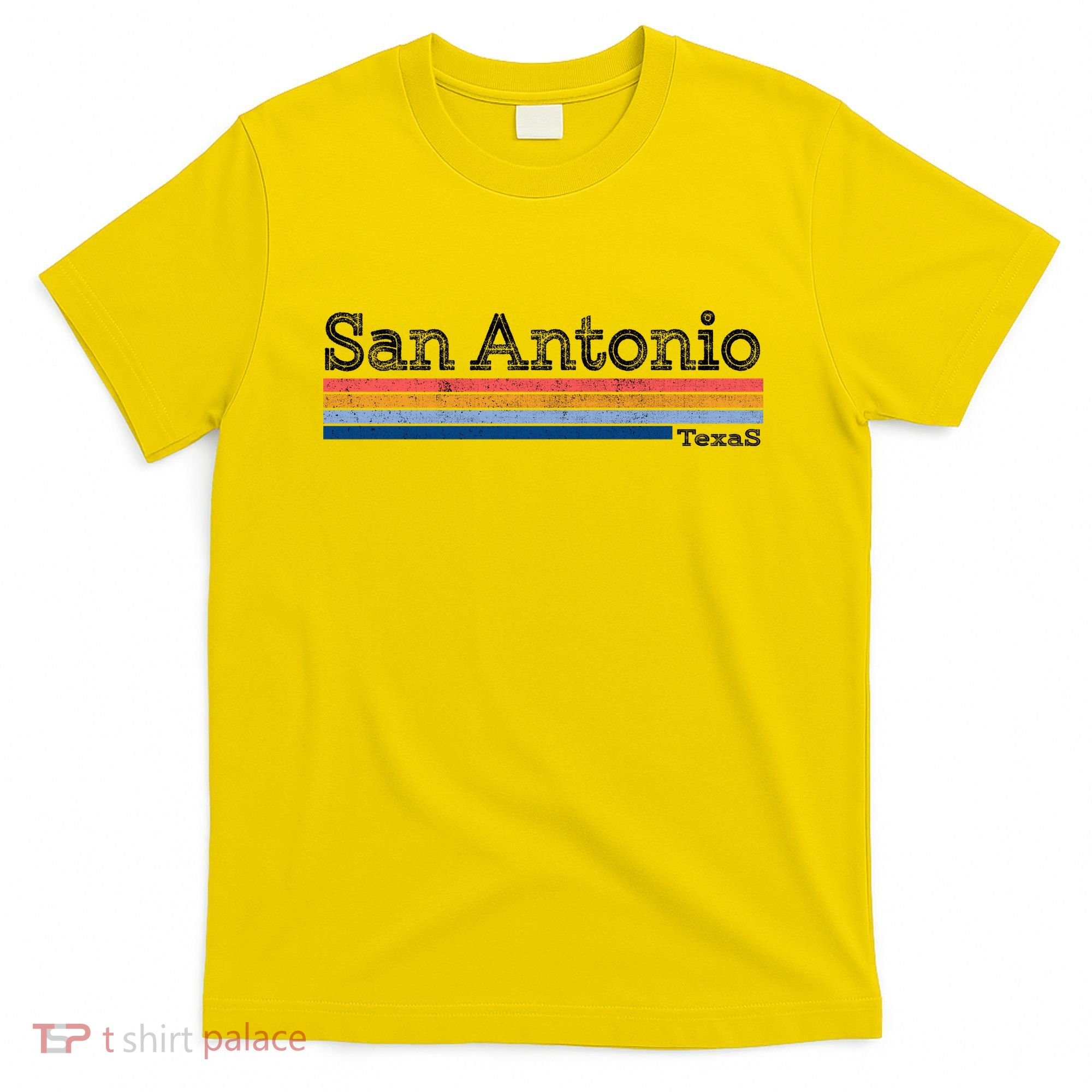 Retro Vintage 80s Style San Antonio Texas Logo T-Shirt