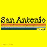 Retro Vintage 80s Style San Antonio Texas Logo T-Shirt thumb 7