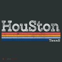 Retro Vintage 80s Style Houston Texas Logo T-Shirt thumb 7