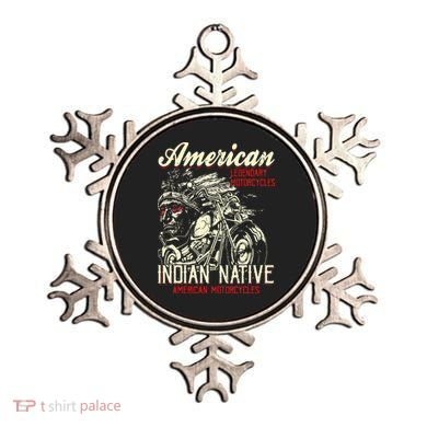 Retro Vintage American Motorcycle Indian for Old Biker Ornament