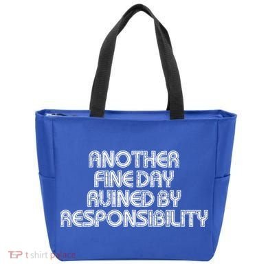 Retro Vintage Another Fine Day Ruined By Responsibility Tote Bag