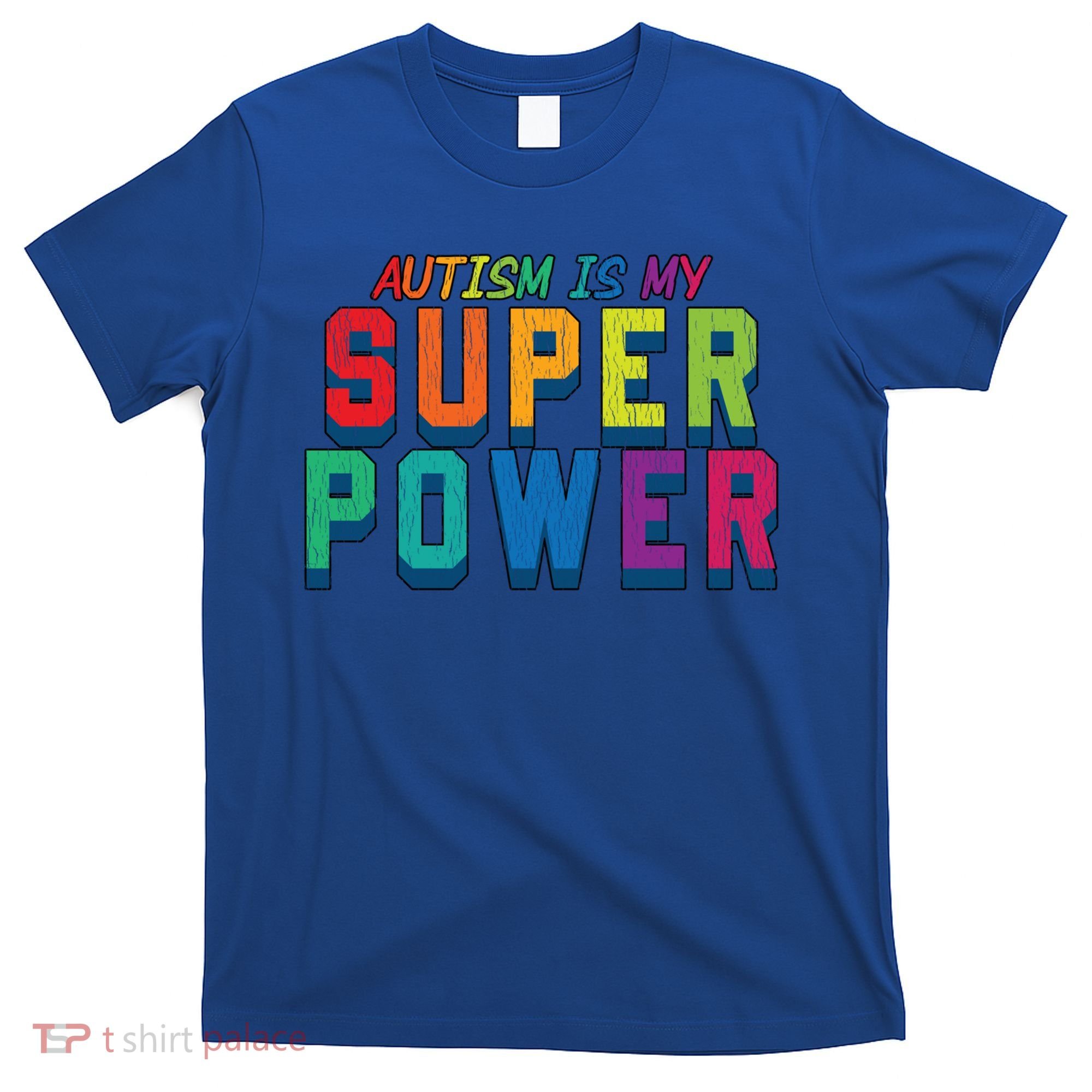 Retro Vintage Autism Is My Super Power Autistic Meaningful Gift T-Shirt