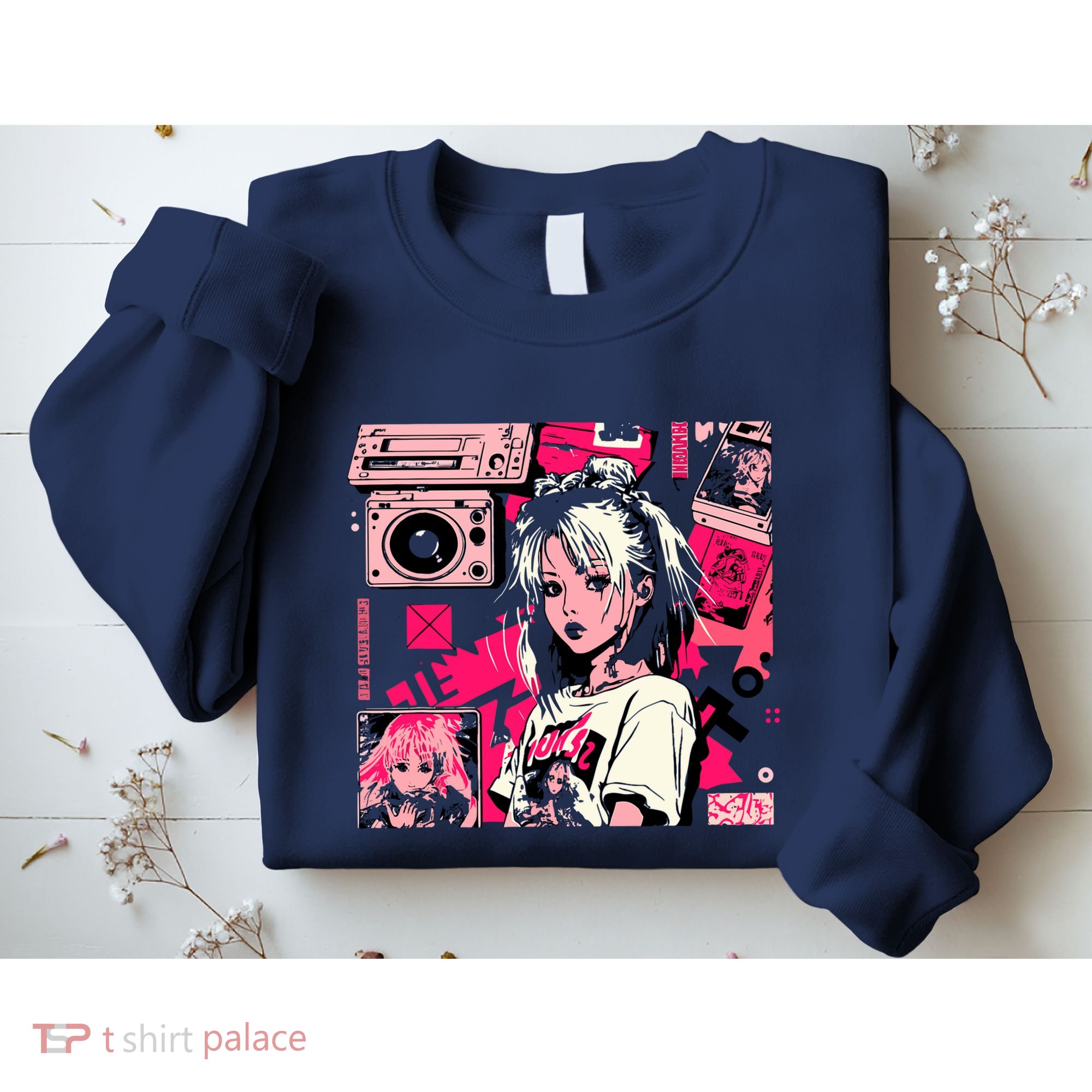 Retro Vaporwave Aesthetic 90s Egirl Japanese Art Sweatshirt
