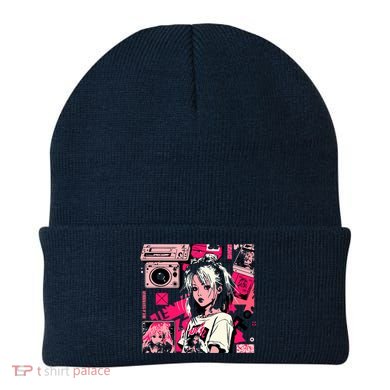 Retro Vaporwave Aesthetic 90s Egirl Japanese Art Beanie