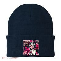Retro Vaporwave Aesthetic 90s Egirl Japanese Art Beanie thumb 0