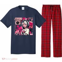 Retro Vaporwave Aesthetic 90s Egirl Japanese Art Pajama Set thumb 0