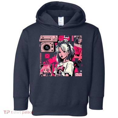 Retro Vaporwave Aesthetic 90s Egirl Japanese Art Toddler Hoodie