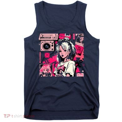 Retro Vaporwave Aesthetic 90s Egirl Japanese Art Tank Top