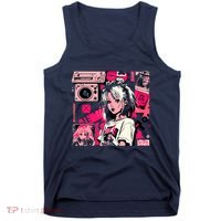 Retro Vaporwave Aesthetic 90s Egirl Japanese Art Tank Top thumb 0