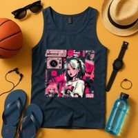 Retro Vaporwave Aesthetic 90s Egirl Japanese Art Tank Top thumb 4