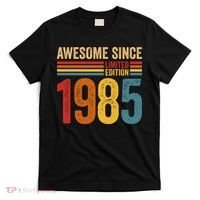Retro Vintage Awesome Since 1985 Limited Edition T-Shirt thumb 0