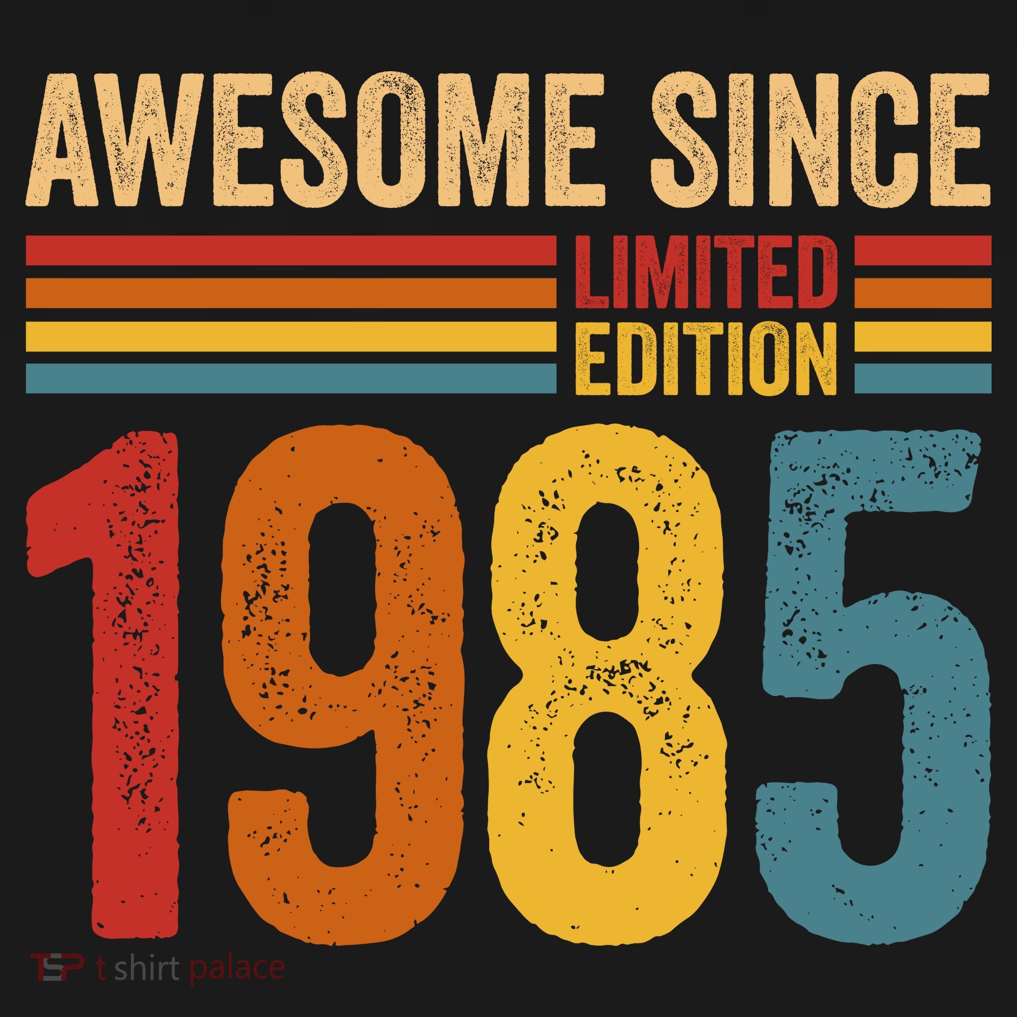 Retro Vintage Awesome Since 1985 Limited Edition T-Shirt