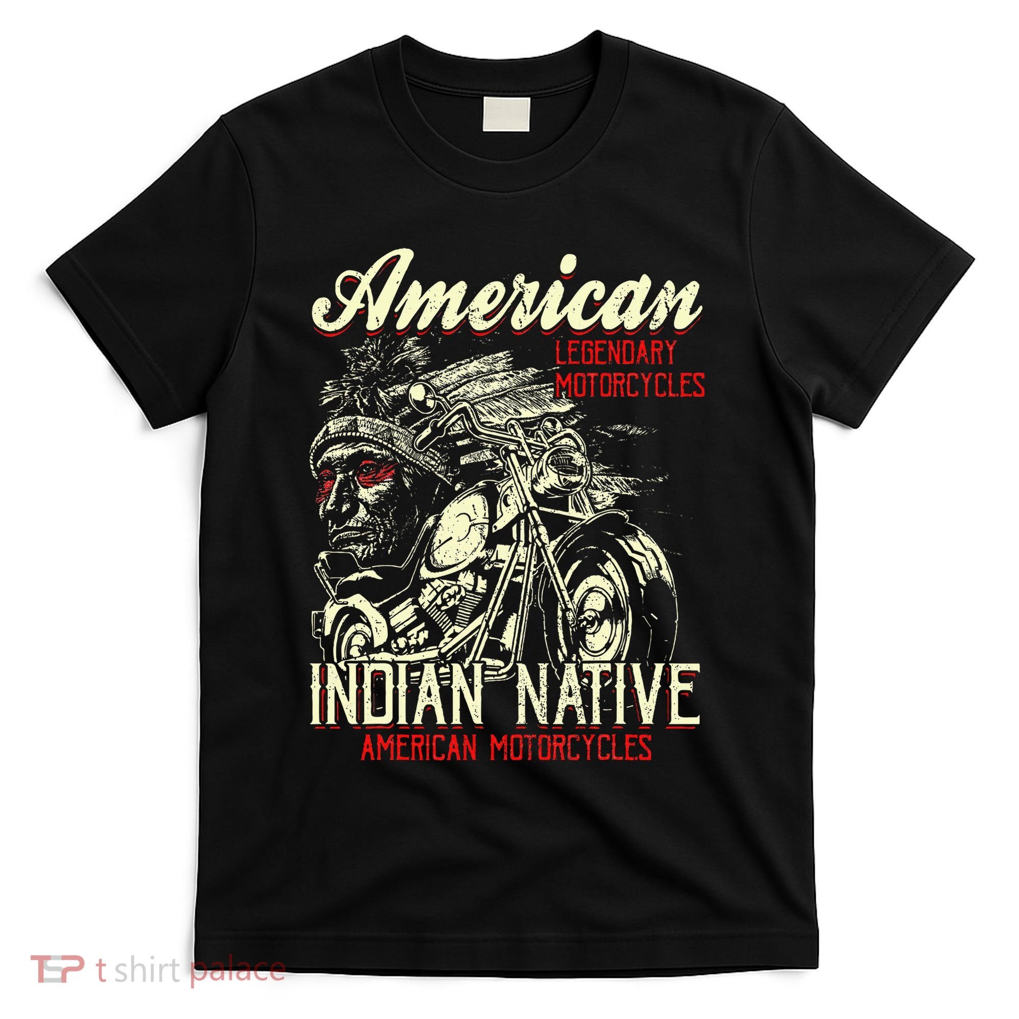 Retro Vintage American For Old Biker T-Shirt