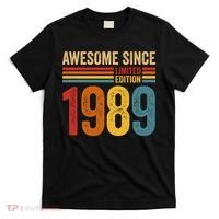 Retro Vintage Awesome Since 1989 Limited Edition T-Shirt thumb 0