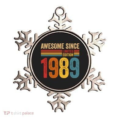 Retro Vintage Awesome Since 1989 Limited Edition Ornament