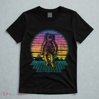 Retro Vintage Astronaut Spaceman Universe Planets Galaxy T-Shirt thumb 5