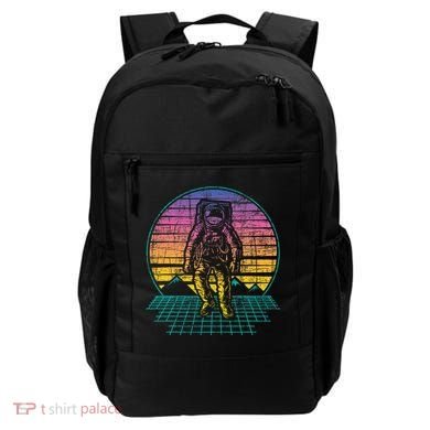 Retro Vintage Astronaut Spaceman Universe Planets Galaxy Backpack
