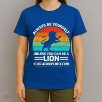 Retro Vintage Always Be Yours Unless You Can Be A Lion Gift T-Shirt thumb 4